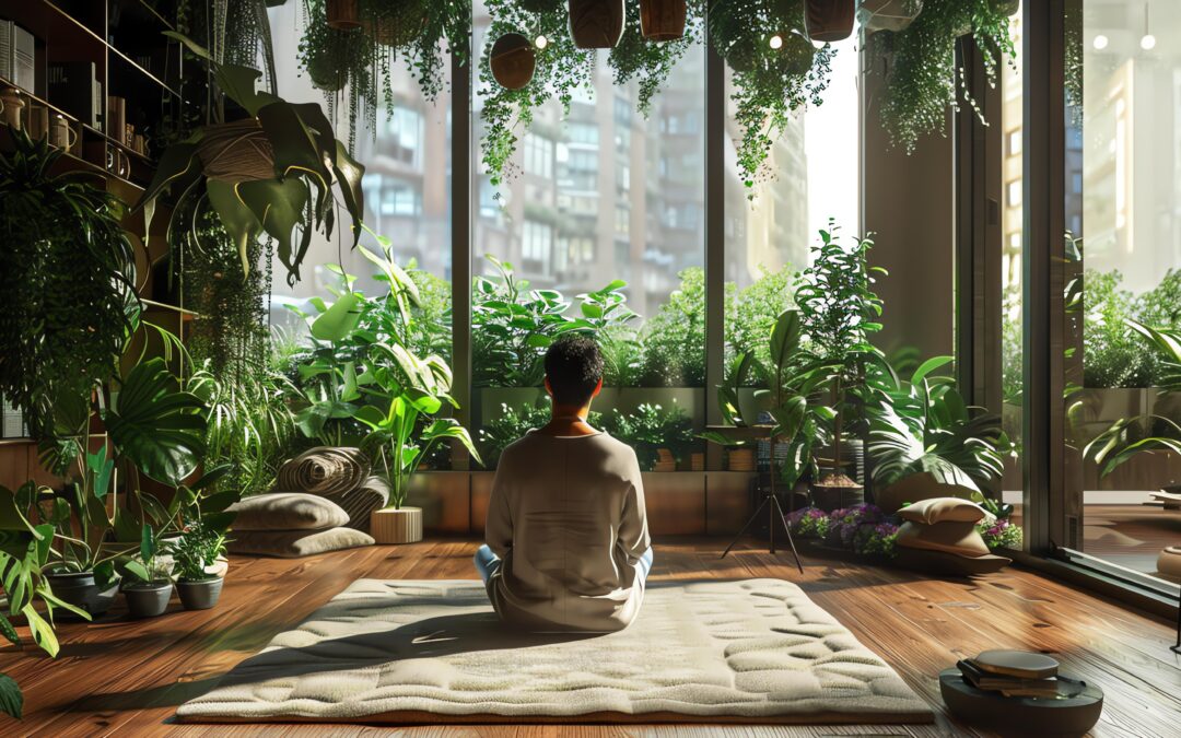 Como criar um espaço verde de meditação em casa: dicas práticas e estilosas
