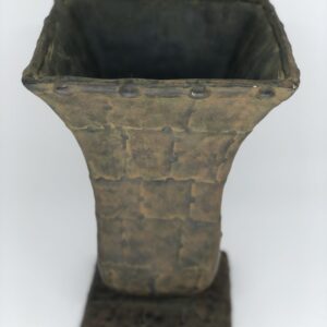 Vaso Resina Marrom